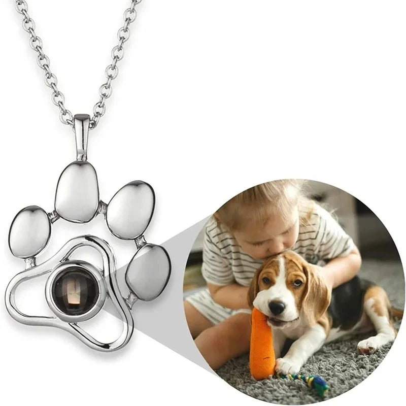 Custom Photo Necklace Projection Necklace with Picture .
